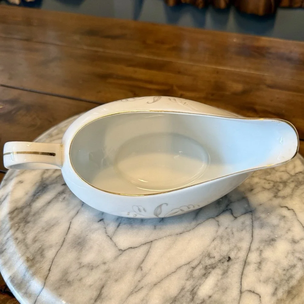 VTG 1960s 60s MCM Kaysons‎ Fine China Golden Rhapsody Gravy Boat Japan 86186